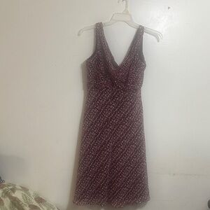 Jones Wear Sleeveless Patterned Midi Dress